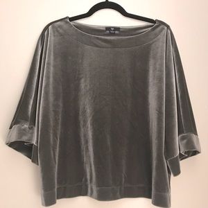 Silver Gray Kimono top